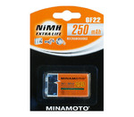 Аккумулятор MINAMOTO 6F22 250 mAh Ni-Mh 1/Card "Крона"